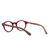 Armação de Acetato com Madeira | Woodz Nino Vinho