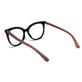 Armação de Acetato com Madeira | Woodz Ava Black