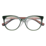 Armação de Acetato com Madeira | Woodz Ava Green