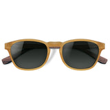 Óculos de Sol de Acetato com Madeira | Woodz Olli Amarelo Ocre