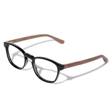Armação de Acetato com Madeira | Woodz Olli Black