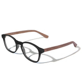 Armação de Acetato com Madeira | Woodz Olli Black Fosco