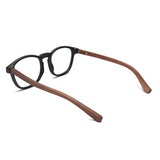 Armação de Acetato com Madeira | Woodz Olli Black Fosco