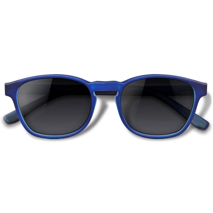 Óculos de Sol todo de Acetato | Woodz Olli Blue Fosco