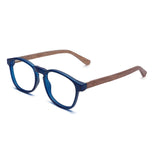 Armação de Acetato com Madeira | Woodz Olli Blue Fosco