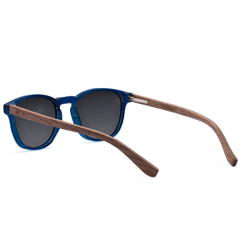 Óculos de Sol de Acetato com Madeira | Woodz Olli Blue
