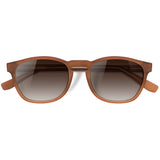 Óculos de Sol todo de Acetato | Woodz Olli Camel Fosco