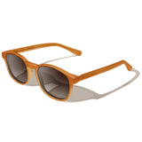 Óculos de Sol todo de Acetato | Woodz Olli Camel Fosco