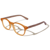 Armação de Acetato com Madeira | Woodz Olli Camel Fosco