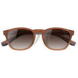 Óculos de Sol de Acetato com Madeira | Woodz Olli Camel Fosco