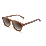Óculos de Sol de Acetato com Madeira | Woodz Olli Camel Fosco
