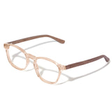 Armação de Acetato com Madeira | Woodz Olli Champanhe