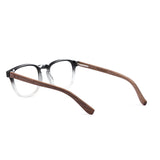 Armação de Acetato com Madeira | Woodz Olli Black Degrade