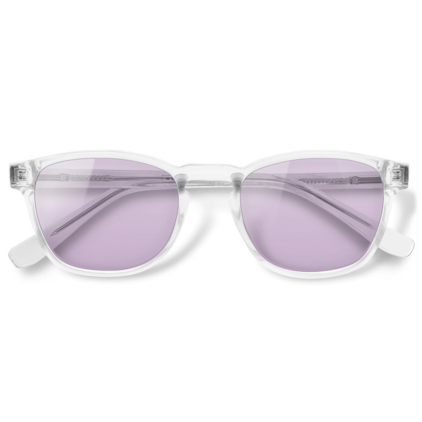 Olli Cristal com lente colorida lilás