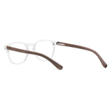 Armação de Acetato com Madeira | Woodz Olli Cristal