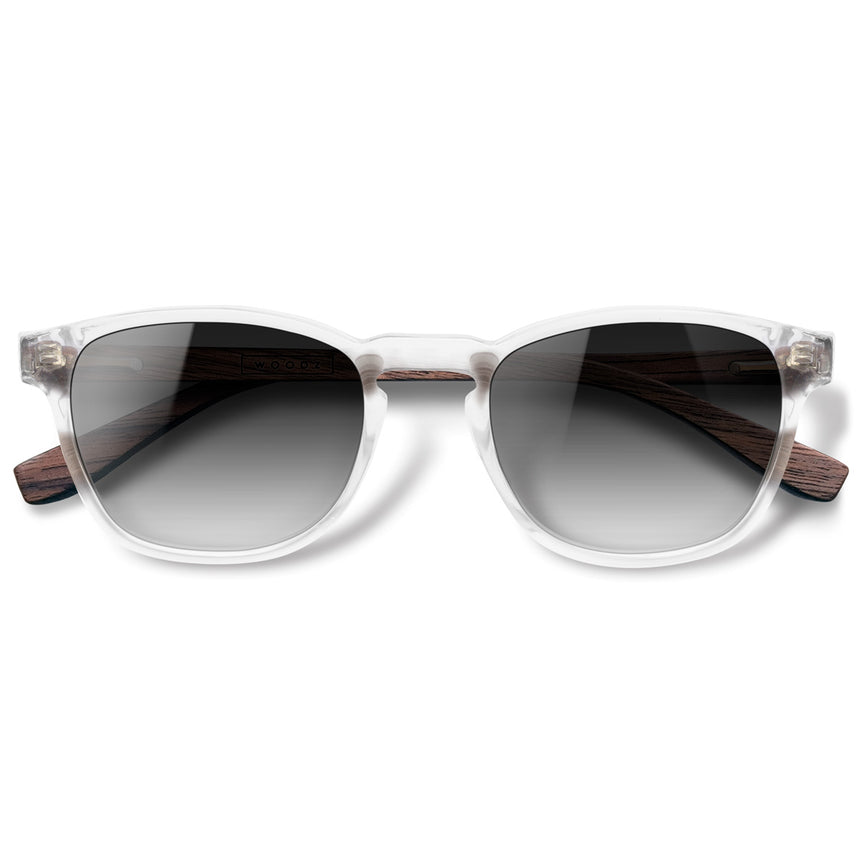 Óculos de Sol de Acetato com Madeira | Woodz Olli Cristal