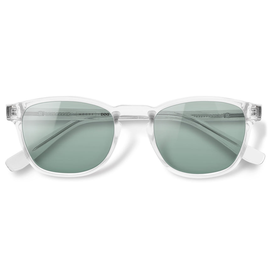 Óculos de Sol todo de Acetato | Olli Cristal Verde Clara (Woodz + DOD)