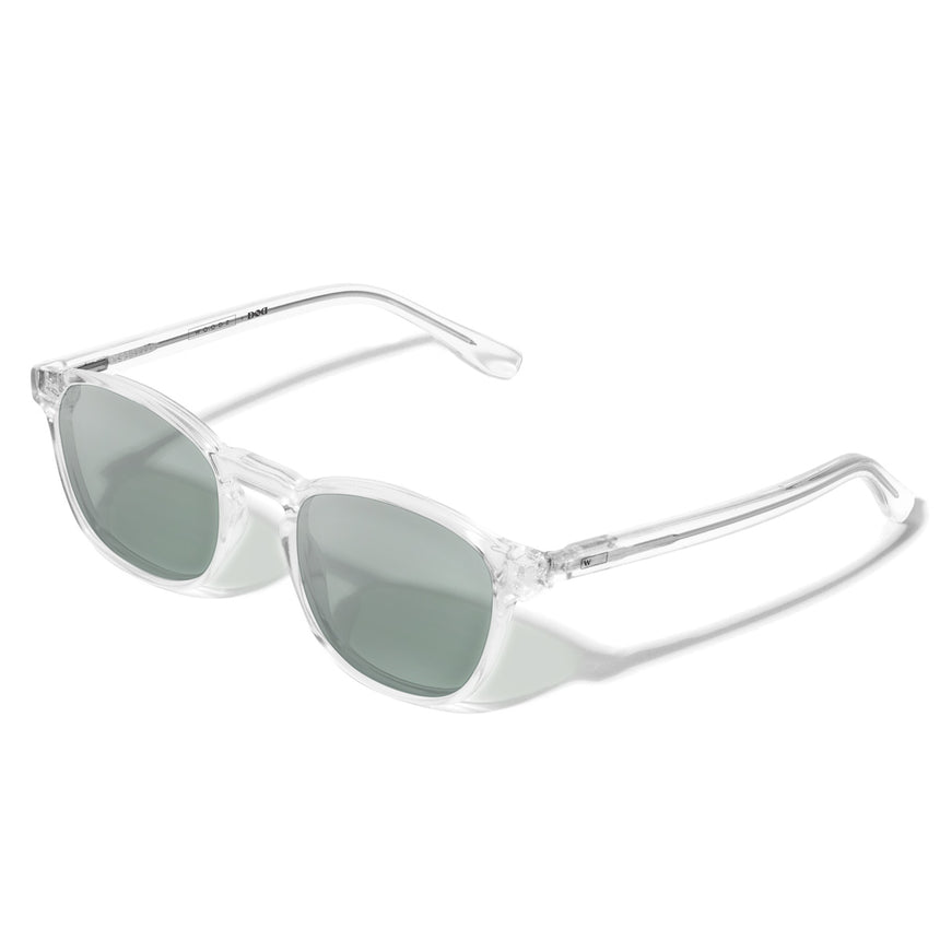 Óculos de Sol todo de Acetato | Olli Cristal Verde Clara (Woodz + DOD)
