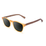 Óculos de Sol de Acetato com Madeira | Woodz Olli Gold