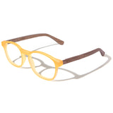 Armação de Acetato com Madeira | Woodz Olli Gold Fosco