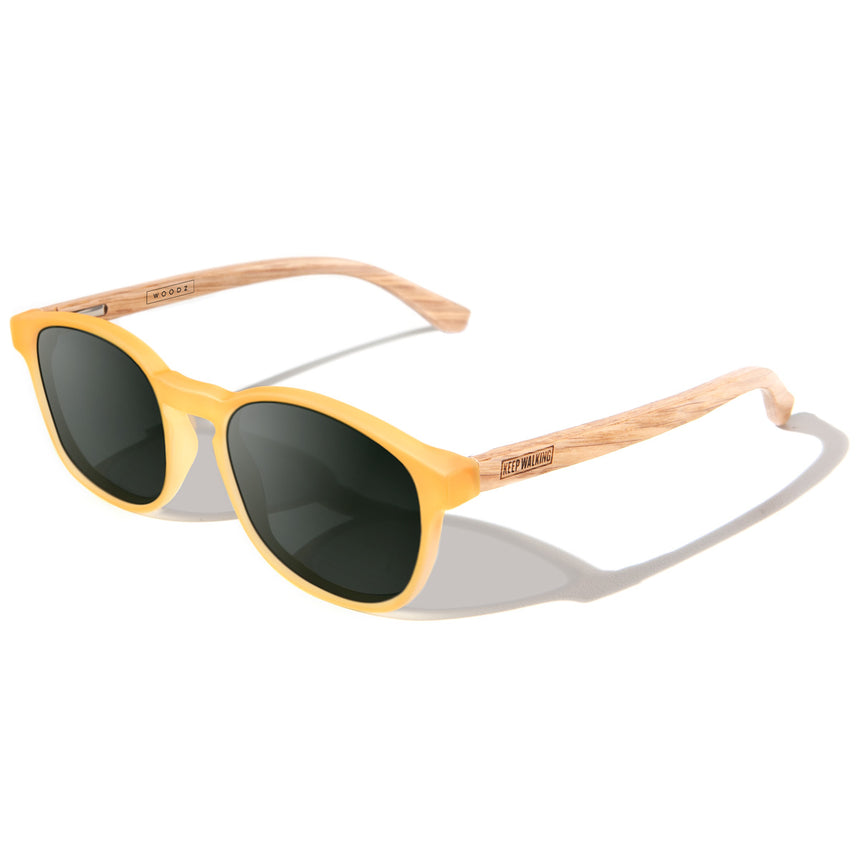 Óculos de Sol de Acetato com Madeira | Olli Gold Label (Woodz x Johnnie Walker)