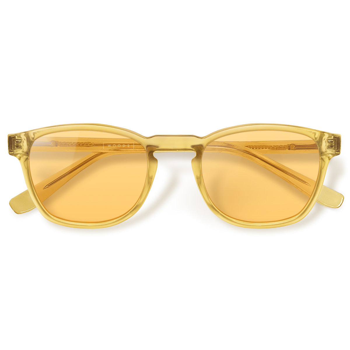 Olli Gold com lente colorida amarela