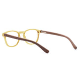 Armação de Acetato com Madeira | Woodz Olli Gold