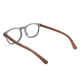 Armação de Acetato com Madeira | Woodz Olli Grafite Fosco