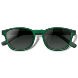 Óculos de Sol todo de Acetato | Woodz Olli Green Fosco