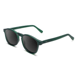 Óculos de Sol todo de Acetato | Woodz Olli Green Fosco