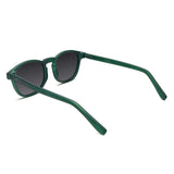 Óculos de Sol todo de Acetato | Woodz Olli Green Fosco