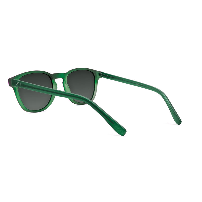 Óculos de Sol todo de Acetato | Woodz Olli Green Fosco