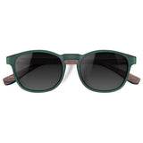 Óculos de Sol de Acetato com Madeira | Woodz Olli Green Fosco