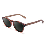 Óculos de Sol de Acetato com Madeira | Woodz Olli Havana