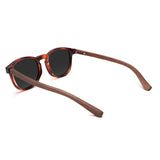 Óculos de Sol de Acetato com Madeira | Woodz Olli Havana