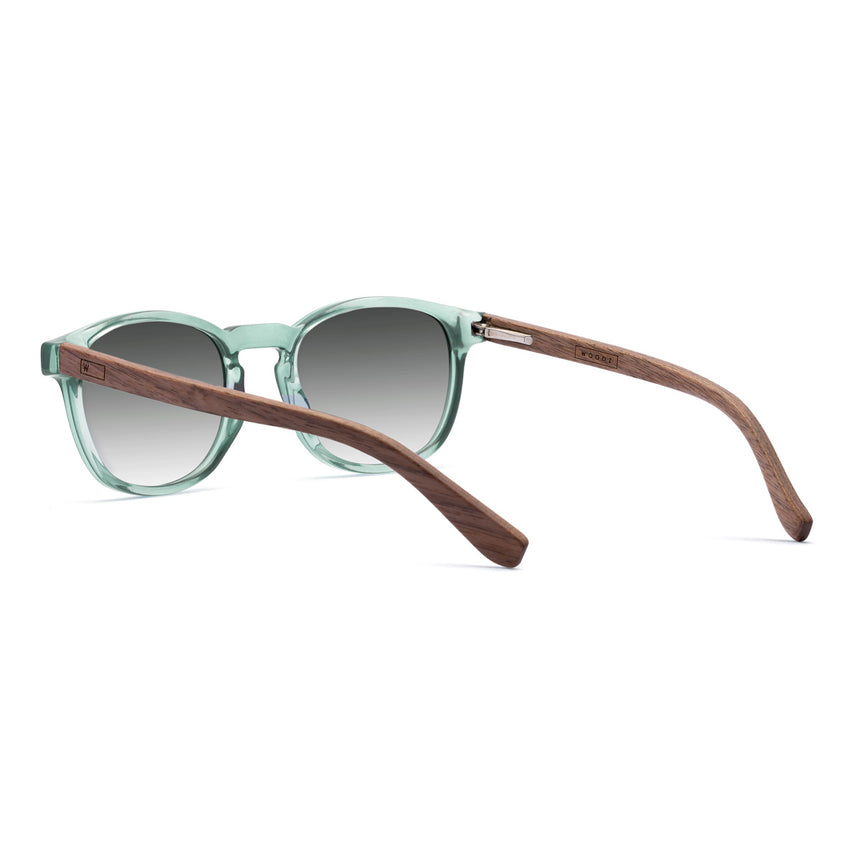 Óculos de Sol de Acetato com Madeira | Woodz Olli Menta