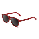 Óculos de Sol todo de Acetato | Woodz Olli Red Fosco