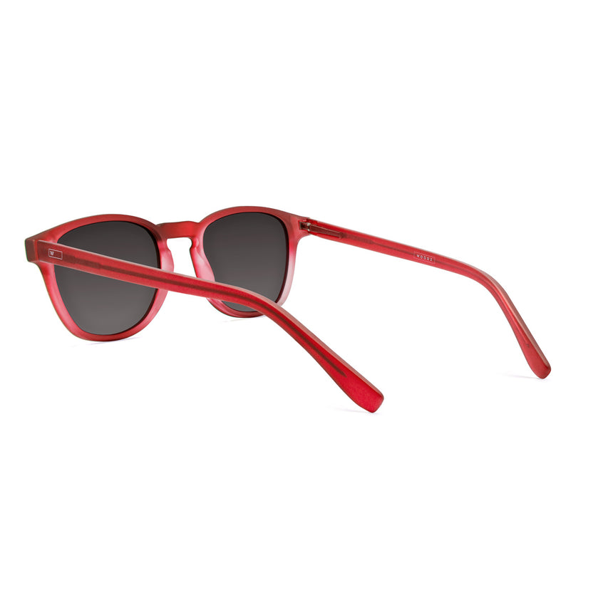 Óculos de Sol todo de Acetato | Woodz Olli Red Fosco