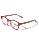 Armação de Acetato com Madeira | Woodz Olli Red Fosco