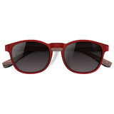 Óculos de Sol de Acetato com Madeira | Woodz Olli Red Fosco