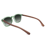 Óculos de Sol de Acetato com Madeira | Woodz Olli Menta