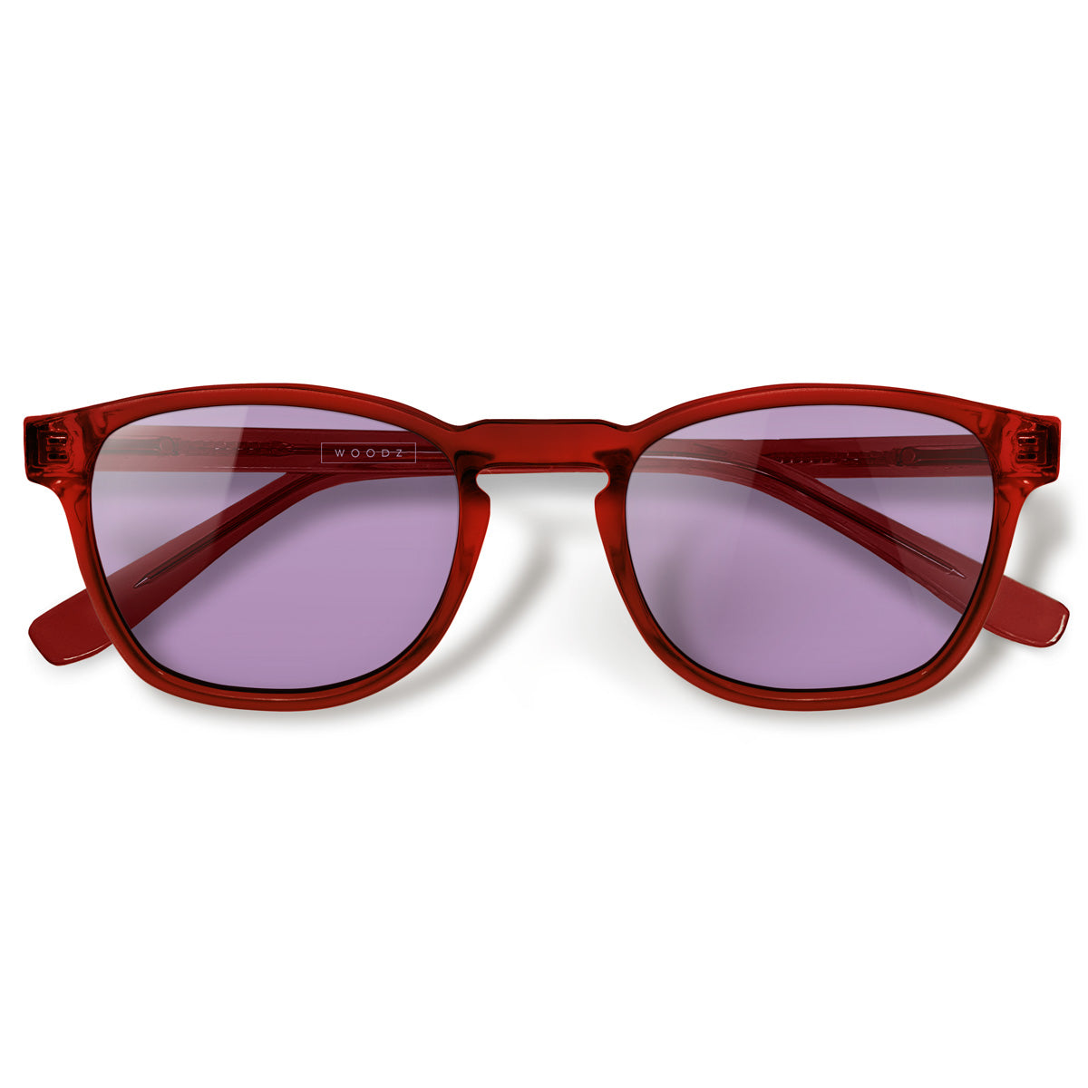 Óculos de Sol todo de Acetato | Woodz Olli Vinho
