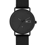 Relógio de Aço com Madeira | Woodz Ox Black (Pulseira Lona Preto)