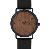 Relógio de Aço com Madeira | Woodz Ox Nut (Pulseira Lona Preto)