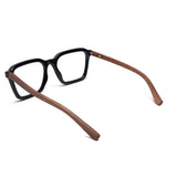 Armação de Acetato com Madeira | Woodz Reno Black