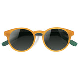 Óculos de Sol Mix Color | Woodz Taylor Amarelo e Verde Copa (Haste Verde Fosco)