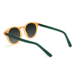 Óculos de Sol Mix Color | Woodz Taylor Amarelo e Verde Copa (Haste Verde Fosco)
