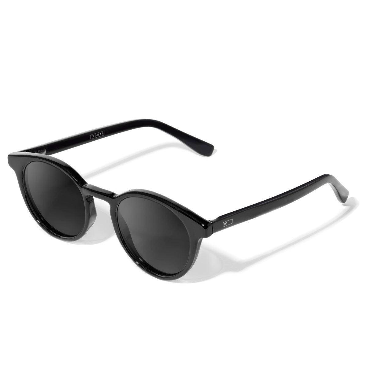 In the Woods...ブラックメタル　blackl Óculos de Sol todo de Acetato | Woodz Olli Black