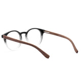 Armação de Acetato com Madeira | Woodz Taylor Black Degrade