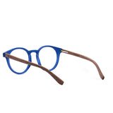 Armação de Acetato com Madeira | Woodz Taylor Blue Fosco